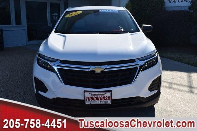 Certified 2022 Chevrolet Equinox LS with VIN 3GNAXHEVXNS236066 for sale in Cottondale, AL