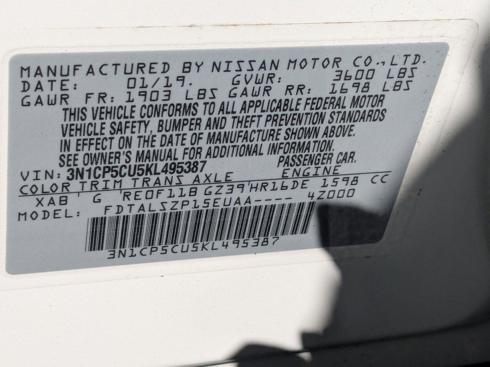 2019 Nissan Kicks Vehicle Photo in Miami, FL 33135