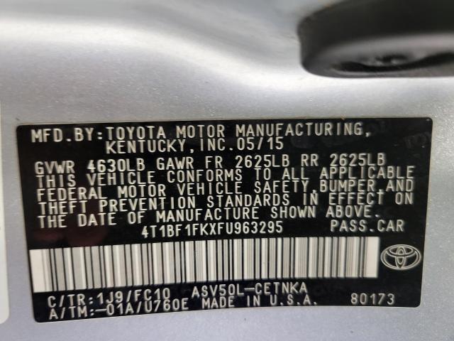 2015 Toyota Camry Vehicle Photo in NEENAH, WI 54956-2243