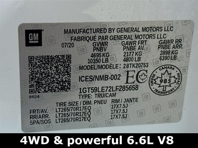 2020 GMC Sierra 2500 HD Vehicle Photo in EVERETT, WA 98203-5662