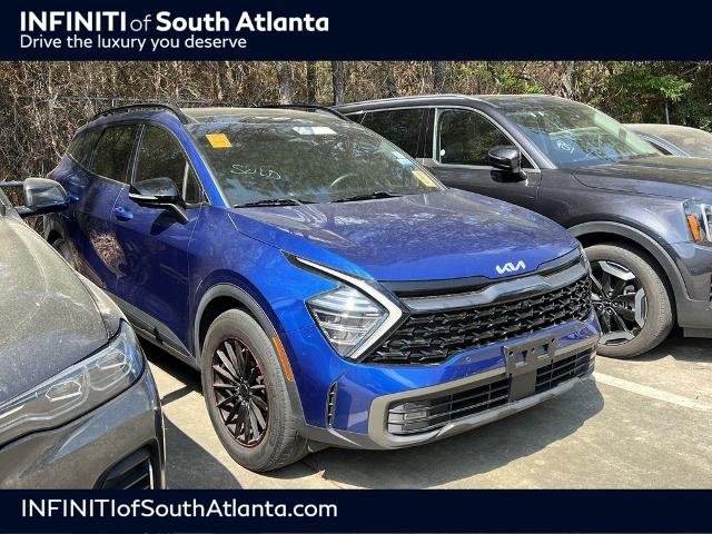 Sapphire Blue 2023 Kia Sportage X-Pro Prestige AWD SUV / Crossover All-Wheel Drive Automatic