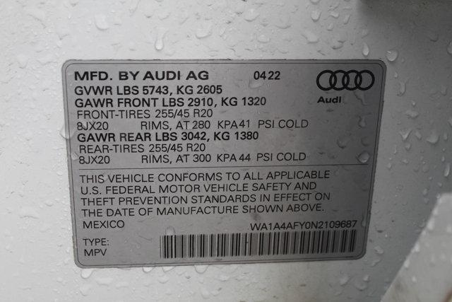 2022 Audi SQ5 Vehicle Photo in HOUSTON, TX 77090