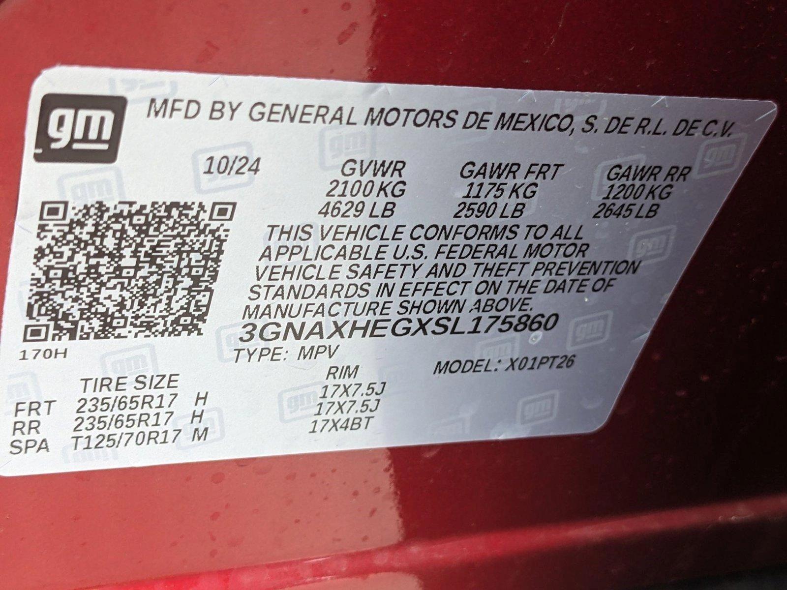 2025 Chevrolet Equinox Vehicle Photo in MIAMI, FL 33172-3015