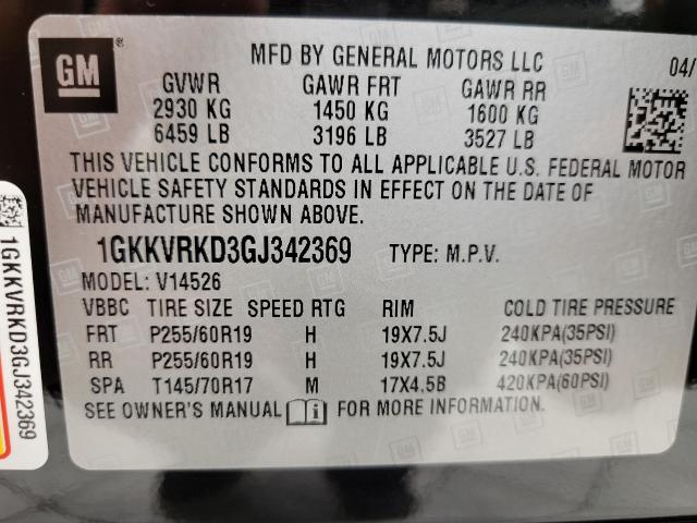 2016 GMC Acadia Vehicle Photo in APPLETON, WI 54914-4656