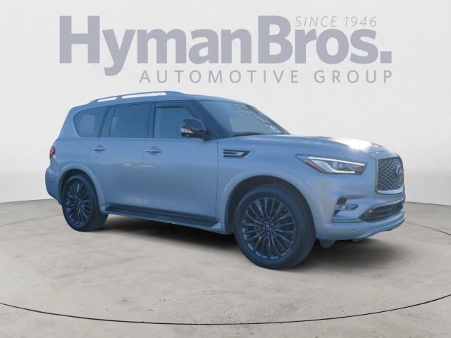 Certified 2022 INFINITI QX80 PREMIUM SELECT 4WD with VIN JN8AZ2AE6N9293796 for sale in Midlothian, VA