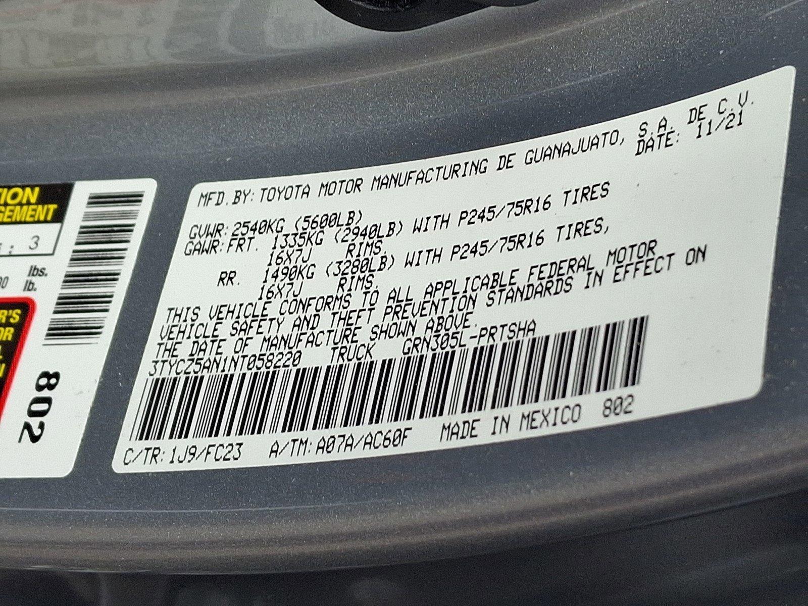 2022 Toyota Tacoma 4WD Vehicle Photo in Harrisburg, PA 17111