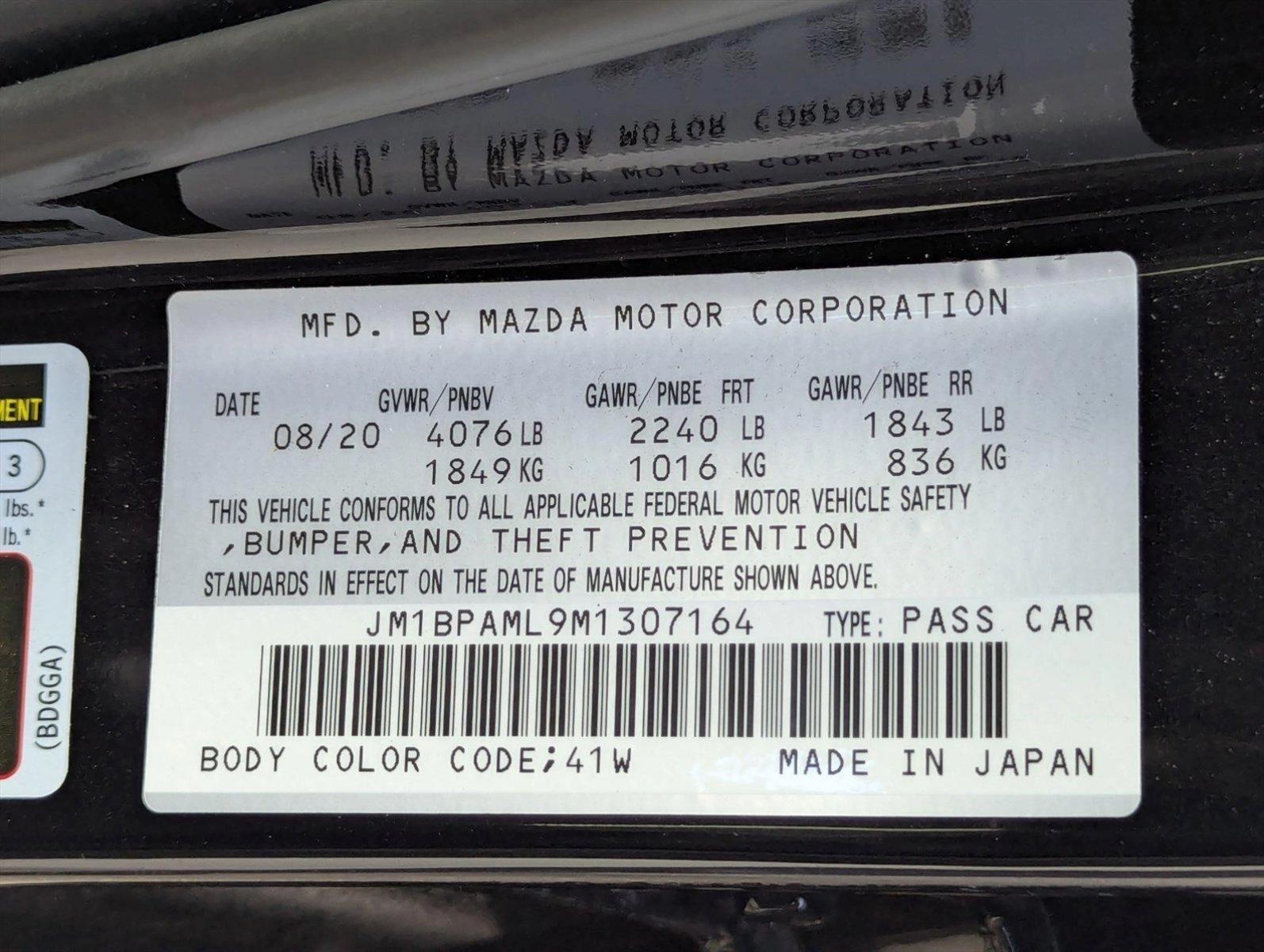 2021 Mazda Mazda3 Hatchback Vehicle Photo in Pembroke Pines , FL 33027
