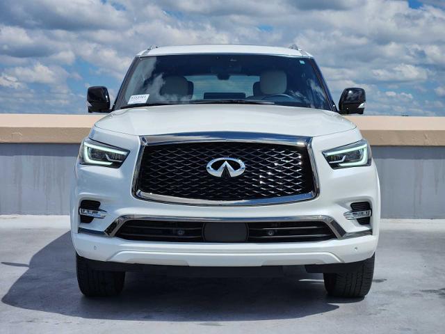 Certified 2024 INFINITI QX80 Sensory 4WD with VIN JN8AZ2BE4R9331563 for sale in Dallas, TX