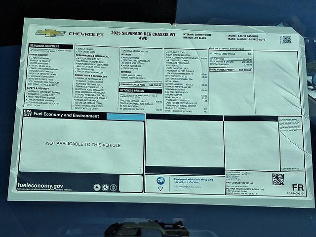 2025 Chevrolet Silverado 3500 HD Chassis Cab Vehicle Photo in DANBURY, CT 06810-5034