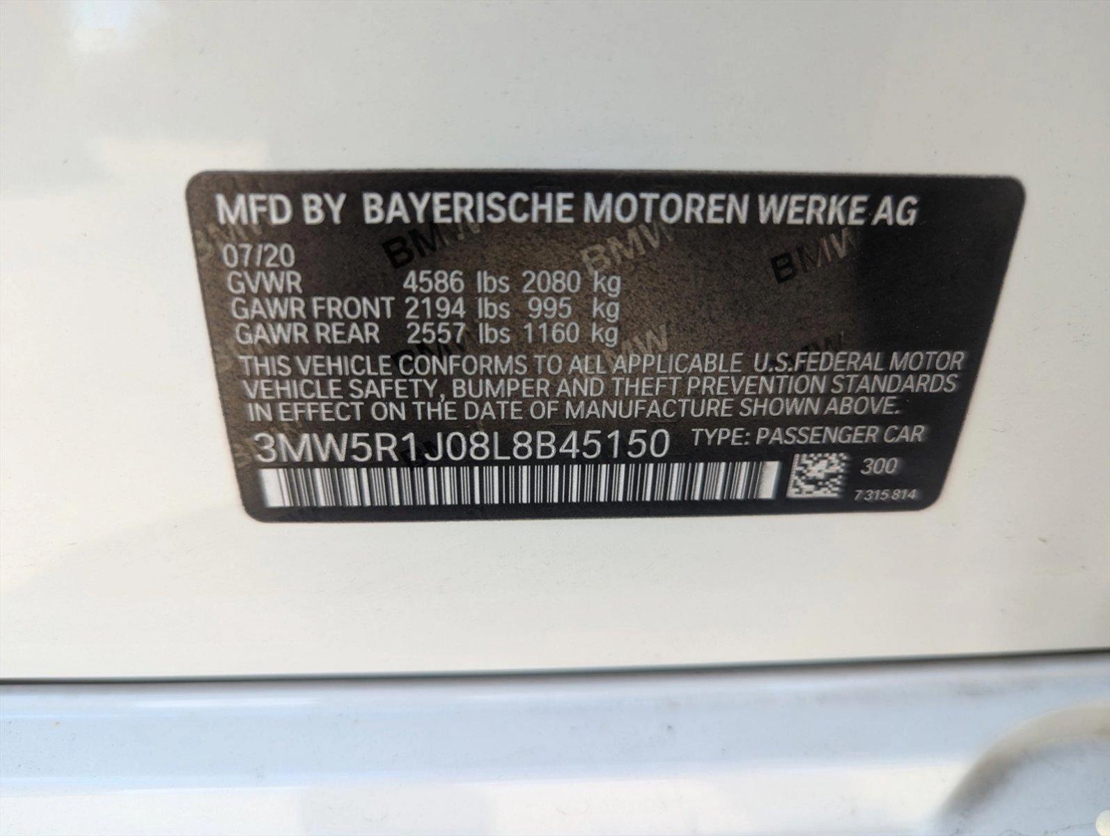 2020 BMW 3 Series Vehicle Photo in CORPUS CHRISTI, TX 78412-4902