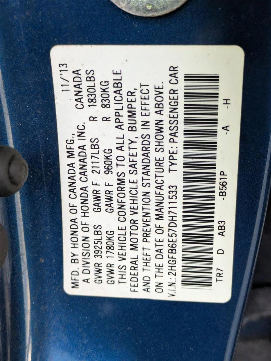 2013 Honda Civic Sdn Vehicle Photo in WEST PALM BEACH, FL 33407-3296