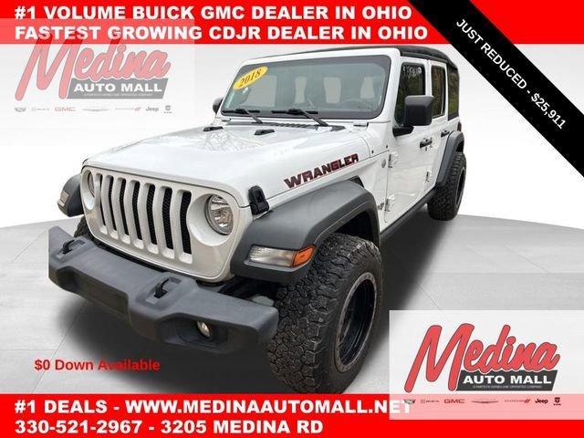 2018 Jeep Wrangler Unlimited Vehicle Photo in MEDINA, OH 44256-9631