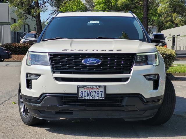 Used 2018 Ford Explorer Sport with VIN 1FM5K8GT8JGA69277 for sale in Petaluma, CA