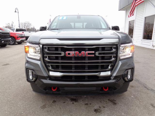 Certified 2022 GMC Canyon AT4 with VIN 1GTG6FEN9N1301209 for sale in Frankenmuth, MI