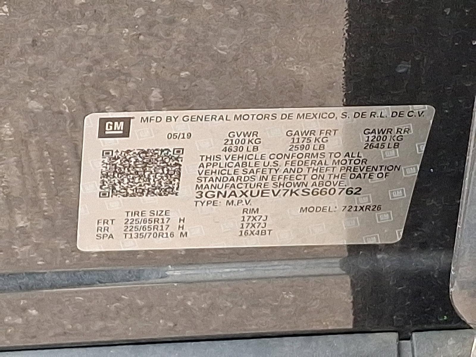 2019 Chevrolet Equinox Vehicle Photo in Harrisburg, PA 17111-1033
