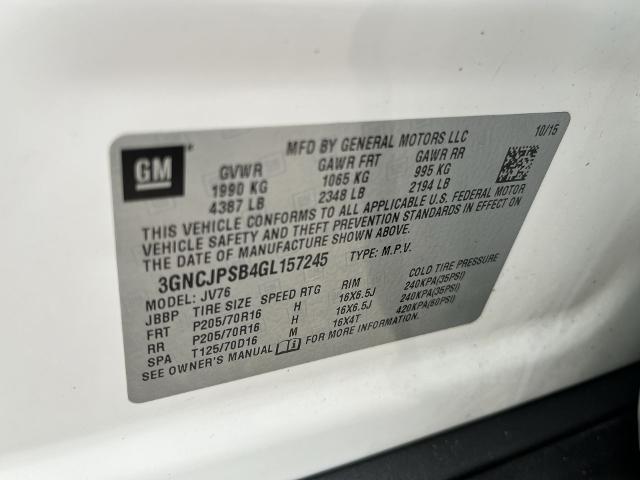 2016 Chevrolet Trax Vehicle Photo in PITTSBURGH, PA 15226-1209