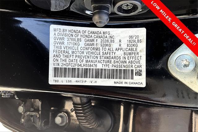 2020 Honda Civic Sedan Vehicle Photo in Grapevine, TX 76051