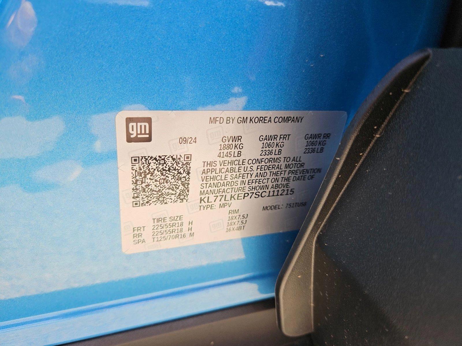 2025 Chevrolet Trax Vehicle Photo in AUSTIN, TX 78759-4154