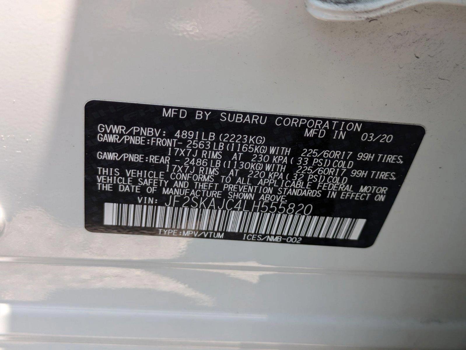 2020 Subaru Forester Vehicle Photo in Tampa, FL 33614