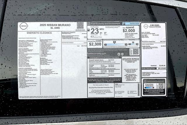 2025 Nissan Murano Vehicle Photo in Tulsa, OK 74129