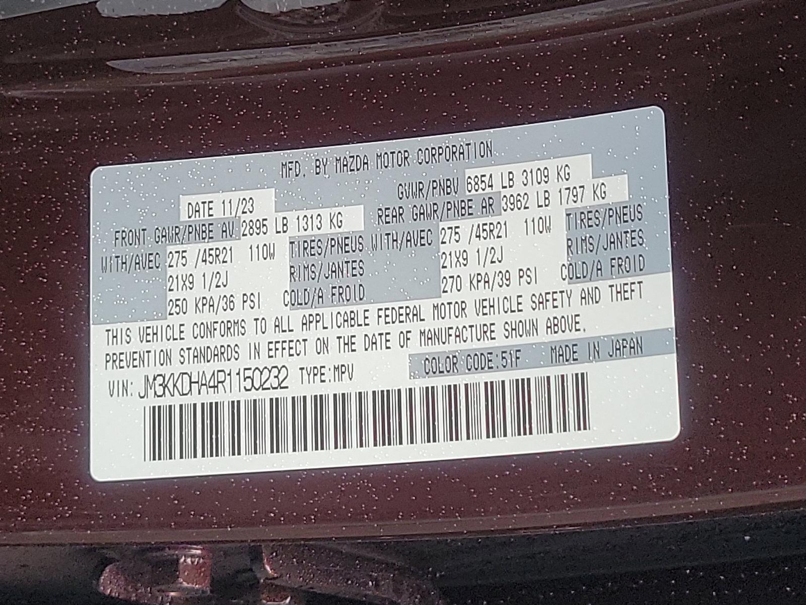 2024 Mazda CX-90 PHEV Vehicle Photo in Trevose, PA 19053