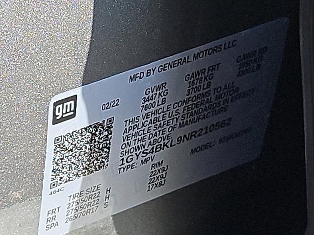 2022 Cadillac Escalade Vehicle Photo in TREVOSE, PA 19053-4984