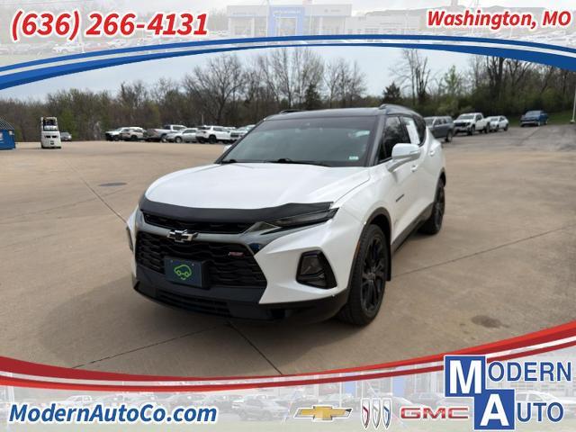 White (Iridescent Pearl Tricoat) 2022 Chevrolet Blazer RS AWD SUV / Crossover All-Wheel Drive 9-Speed Automatic