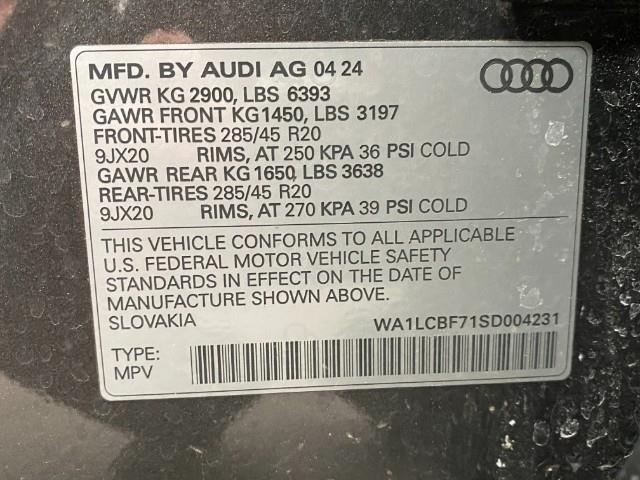 2025 Audi Q7 Vehicle Photo in Appleton, WI 54913