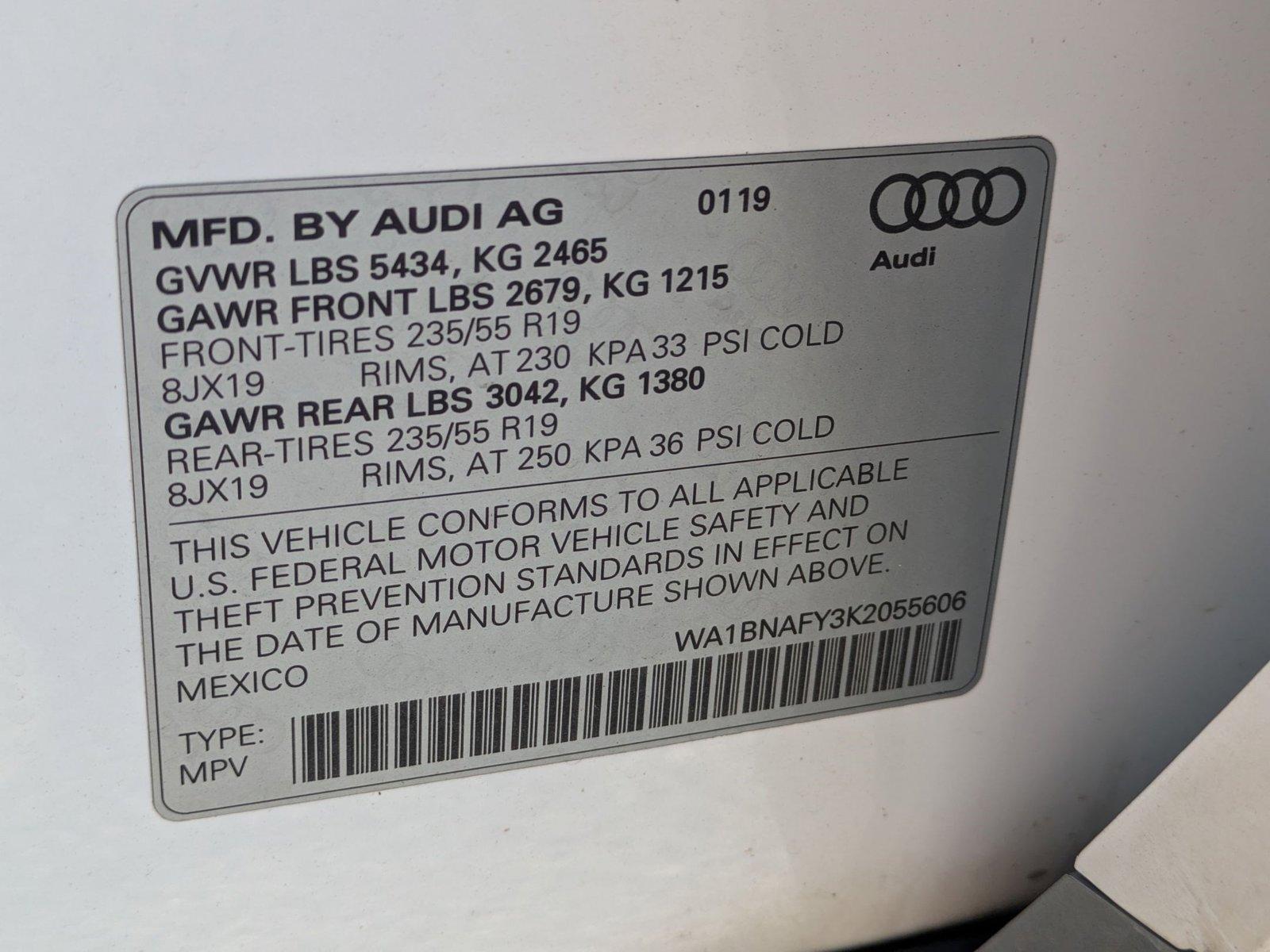 2019 Audi Q5 Vehicle Photo in Sarasota, FL 34231