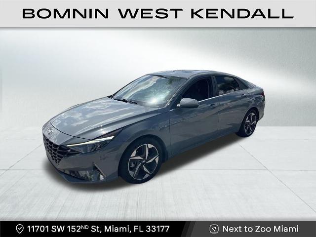 Used 2023 Hyundai Elantra Limited with VIN KMHLN4AJ7PU034545 for sale in Miami, FL