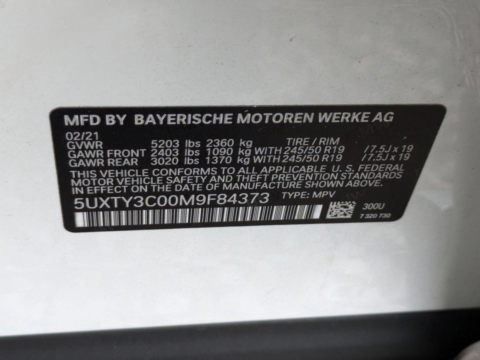 2021 BMW X3 sDrive30i Vehicle Photo in Tampa, FL 33614