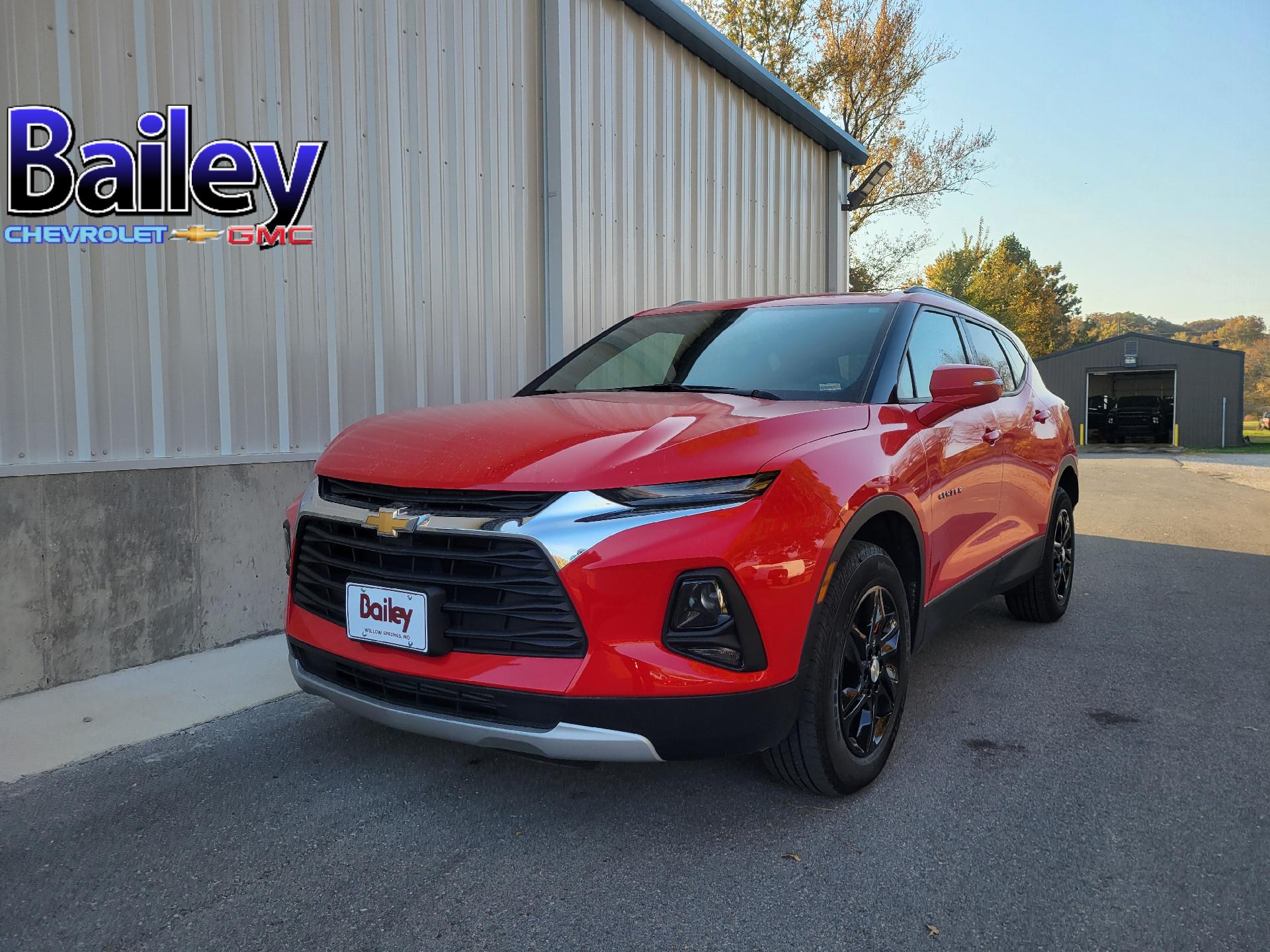 Certified 2022 Chevrolet Blazer 2LT with VIN 3GNKBCR48NS220455 for sale in Willow Springs, MO