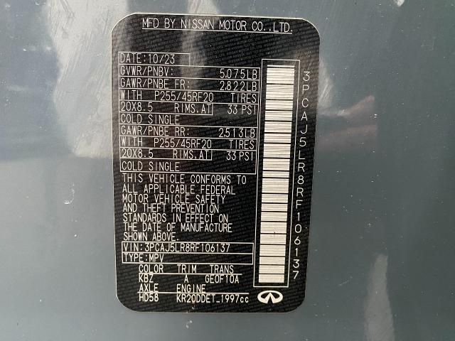2024 INFINITI QX55 Vehicle Photo in Appleton, WI 54913