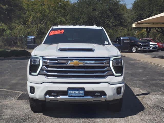 Certified 2024 Chevrolet Silverado 2500HD High Country with VIN 1GC4YREY4RF129477 for sale in Decatur, TX