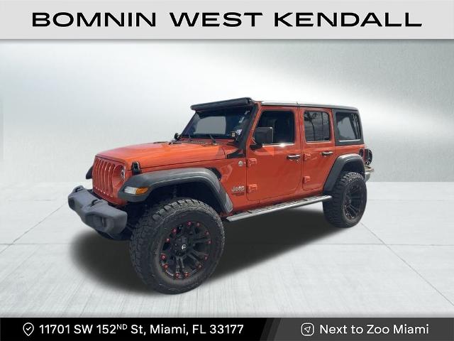 Used 2018 Jeep All-New Wrangler Unlimited Sport S with VIN 1C4HJXDG9JW297946 for sale in Miami, FL