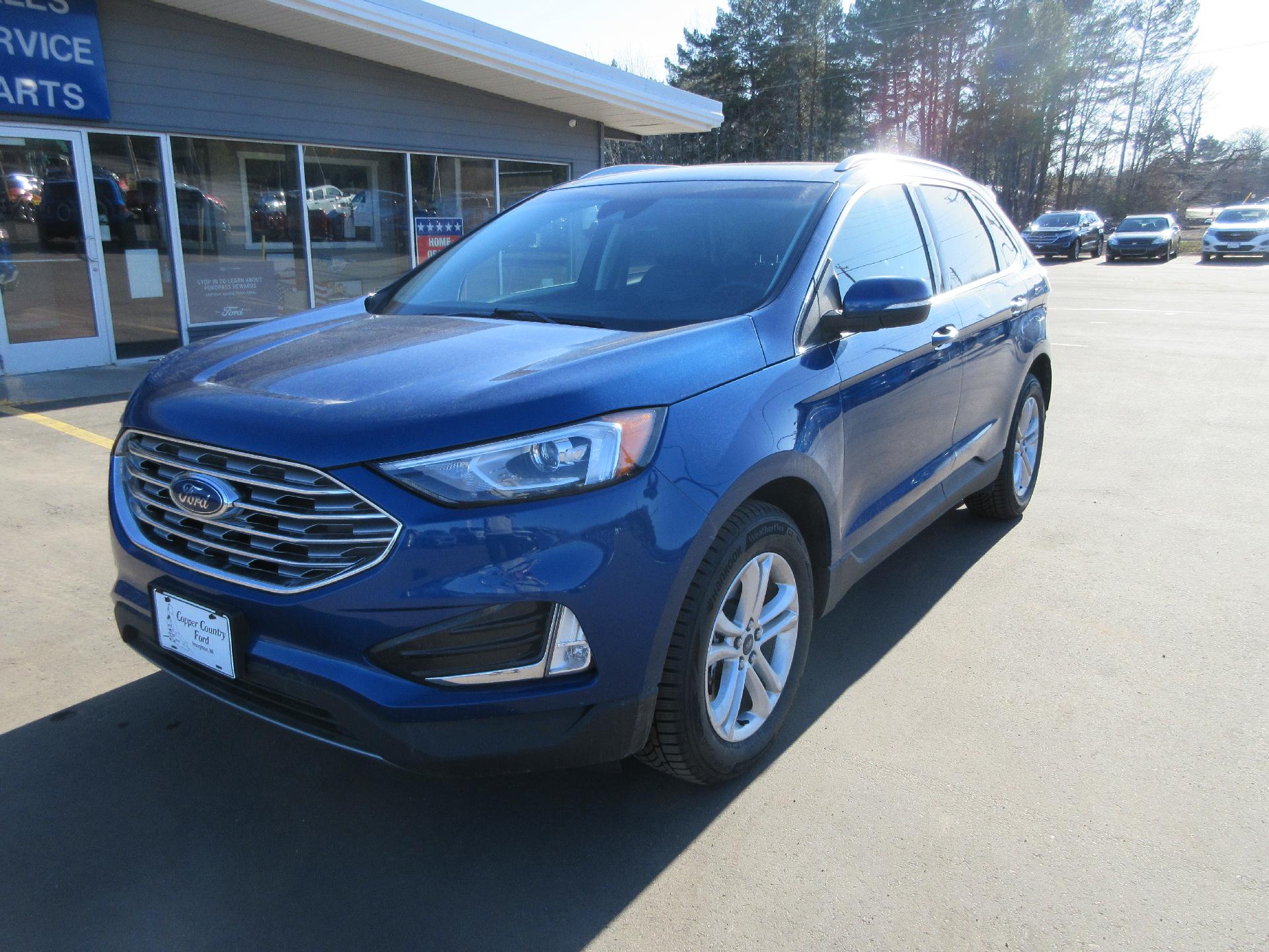 Used 2020 Ford Edge SEL with VIN 2FMPK4J95LBA40456 for sale in Houghton, MI