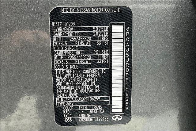 2023 INFINITI QX55 Vehicle Photo in Grapevine, TX 76051