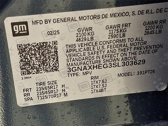 2025 Chevrolet Equinox Vehicle Photo in SEAFORD, DE 19973-8463