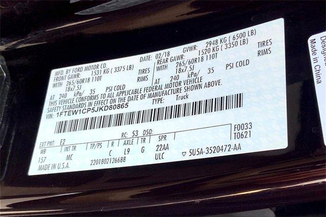 2018 Ford F-150 Vehicle Photo in TOPEKA, KS 66609-0000
