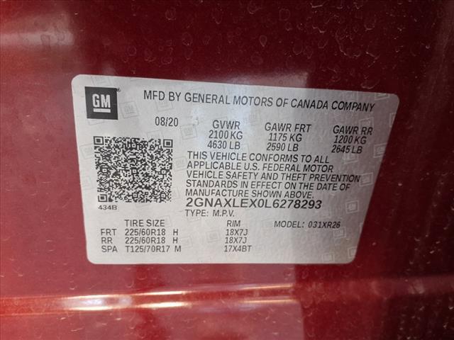 2020 Chevrolet Equinox Vehicle Photo in SAN ANTONIO, TX 78230-1001