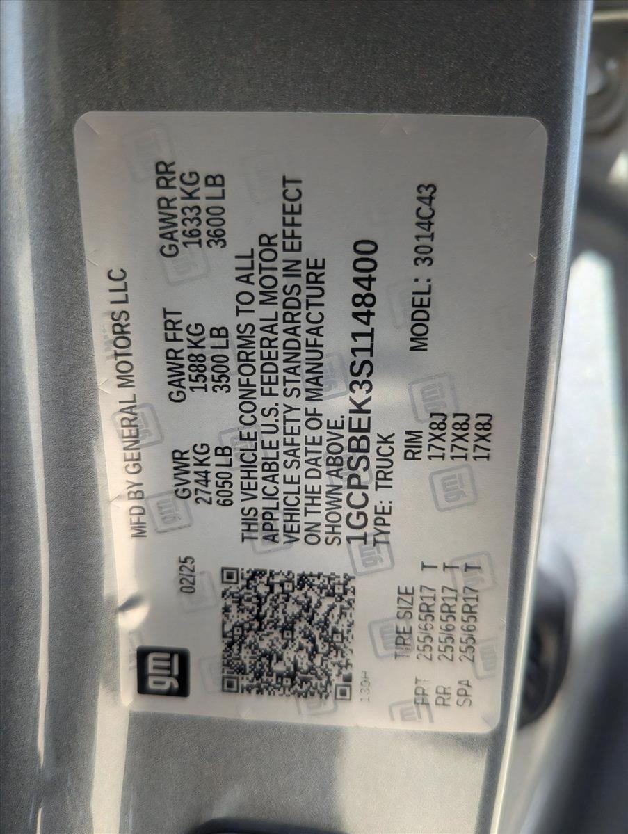 2025 Chevrolet Colorado Vehicle Photo in CORPUS CHRISTI, TX 78412-4902