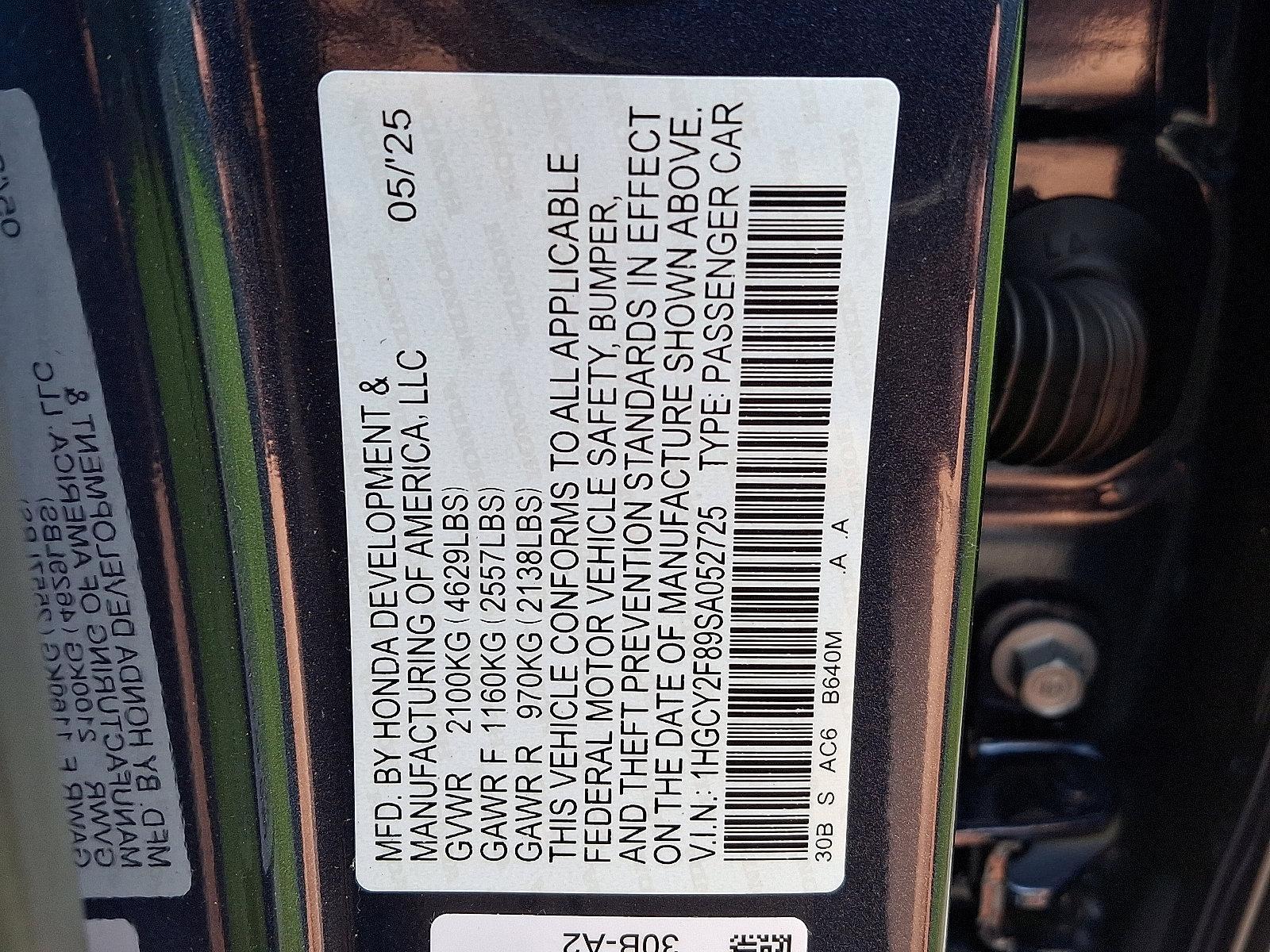 2025 Honda Accord Hybrid Vehicle Photo in Harrisburg, PA 17111