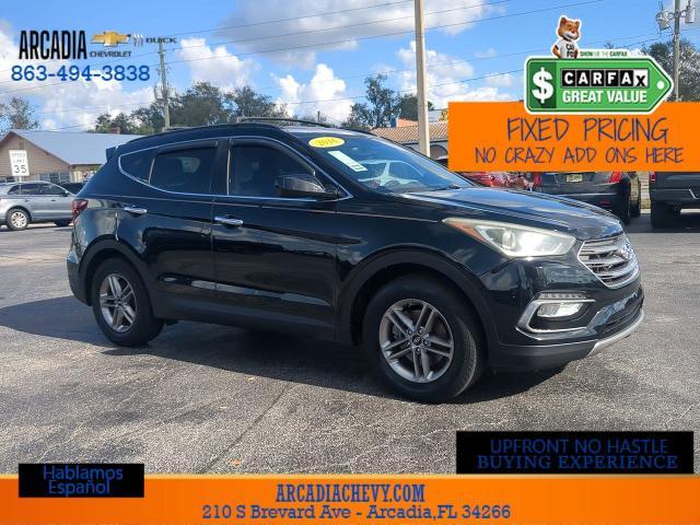 Used 2017 Hyundai Santa Fe Sport with VIN 5NMZU3LB1HH018786 for sale in Arcadia, FL