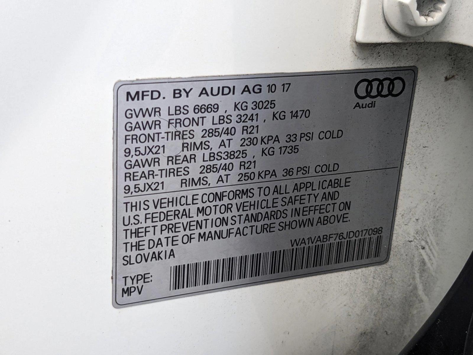 2018 Audi Q7 Vehicle Photo in Tampa, FL 33614