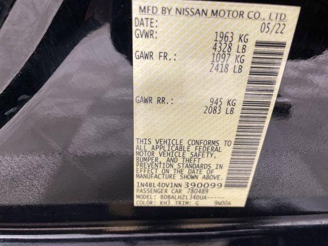 2022 Nissan Altima Vehicle Photo in PHOENIX, AZ 85014-3381
