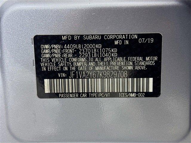 2019 Subaru WRX Vehicle Photo in PUYALLUP, WA 98371-4149
