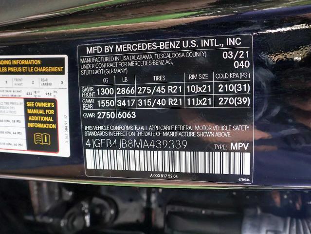 2021 Mercedes-Benz GLE Vehicle Photo in Dallas, TX 75209