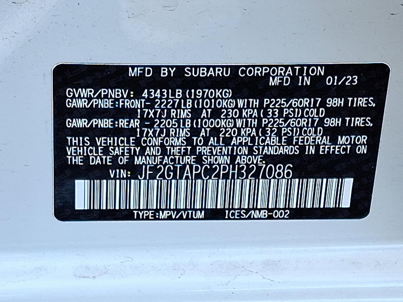 2023 Subaru Crosstrek Vehicle Photo in Easton, PA 18045