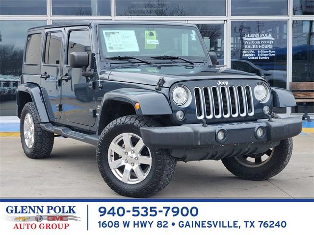 2017 Jeep Wrangler Unlimited Vehicle Photo in GAINESVILLE, TX 76240-2013