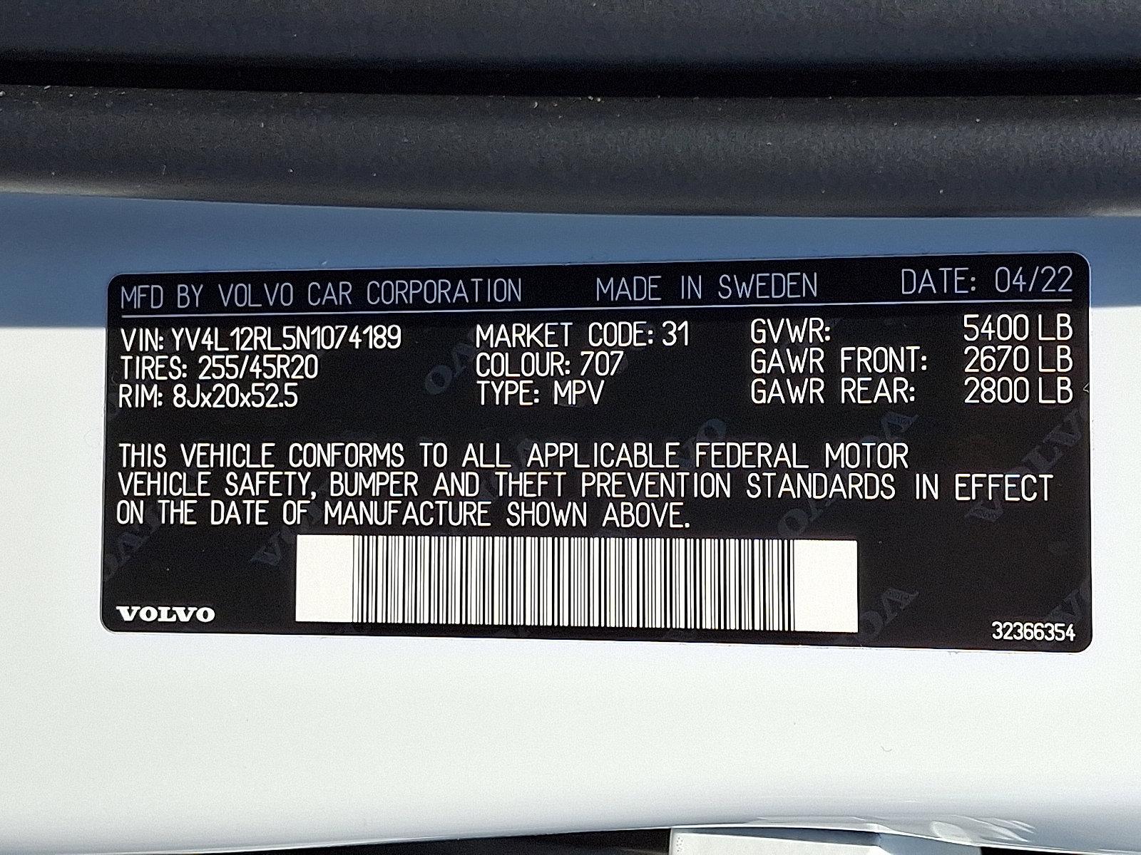 2022 Volvo XC60 Vehicle Photo in Trevose, PA 19053